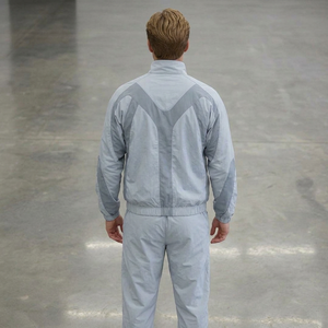 2026 New Fashion Hooded <b>Track</b> Suit Two Piece Sets Windbreaker Jacket <b>Nylon</b>/Polyester Unisex Custom Sweatsuits Wholesale Sets - Product Image 4