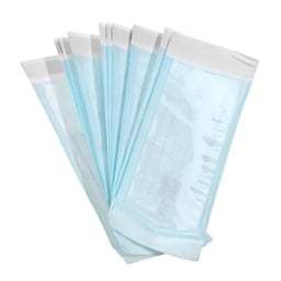 Bolsas de Esterilización Autosellables de Marca Propia, 2.75 x 9, Papel/Película Azul-Verde, Caja de 200 - Product Image 1