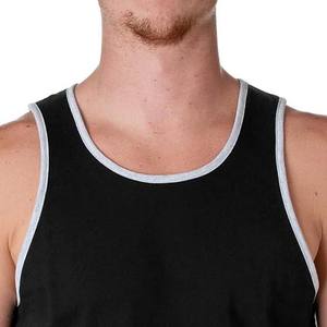 Manufacturer New Design Gym Wear Workout <b>Tank</b> <b>Tops</b> Sports Running T Shirts for Men's Clothing Black <b>White</b> Color <b>Tank</b> <b>Tops</b> - Product Image 5