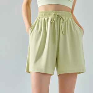 Pantalones Cortos Deportivos de Cintura Alta para Mujer con Bolsillos, Casuales, para Fitness, Yoga, Gimnasio, en Diferentes Colores - Product Image 3