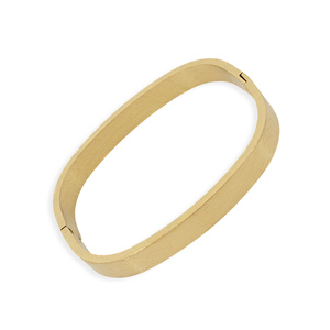 CUCOCUCA YXQ B42 Bracelet en acier inoxydable brossé doré, bijoux tendance pour une élégance au quotidien, look simple et classique, expédition UE en 48h - Product Image 1