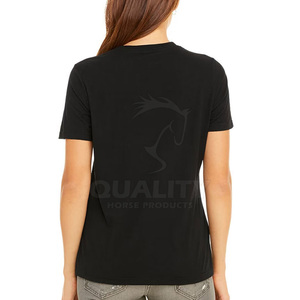 Camiseta de algodón 100% OEM para mujer, ropa de calle ecológica, estilo para verano, camiseta informal de punto de algodón a la venta - Product Image 5