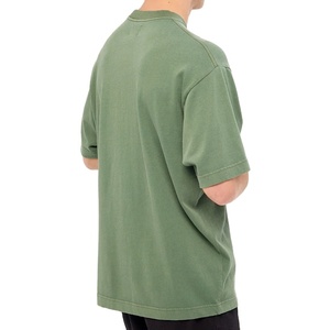 Cheap Price Longline Regular Fit Comfortable Blank T-Shirt High Quality New Arrival <b>Round</b> Neck Oversized Baggy Plain Shirt - Product Image 3