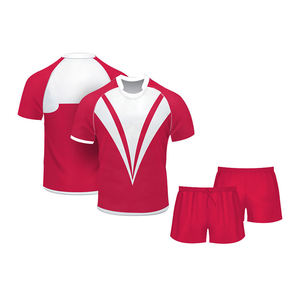 Camisetas/Pantalones Cortos de Rugby Personalizados con Nuevo Diseño para Clubes Deportivos, de Secado Rápido, Impresión Digital, Transpirables, 100% Poliéster, Cómodos - Product Image 6