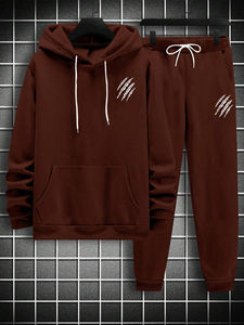 Conjunto Deportivo de Felpa de Algodón Estampado Ecológico Premium para Mujer - Prenda Imprescindible para el Guardarropa - Product Image 3