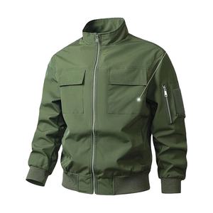 Veste Bomber Vintage pour Homme en Toile matelassée Chaude pour l'Extérieur Coupe Slim Casual à Capuche Automne Hiver 2026 - Product Image 2