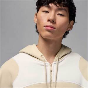 Sweat à capuche unisexe en molleton de haute qualité, surdimensionné, à fermeture éclair, brodé pour le streetwear, respirant en coton pour l'automne - Product Image 2