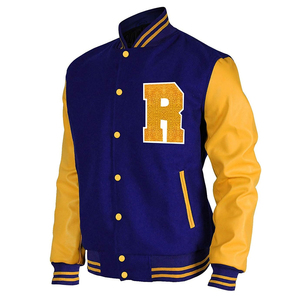 Vintage Spirit Varsity Jacket Bomber mélange laine et cuir pour Timeless Streetwear Style mens Jacket - Product Image 6