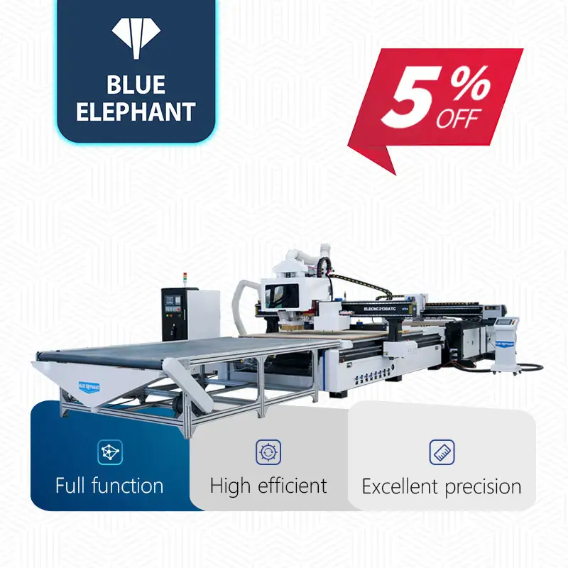 Linea di produzione del gabinetto della mobilia del pannello di legno processo macchina di nidificazione di cnc etichettatura automatica caricamento scarico router di cnc per cucina