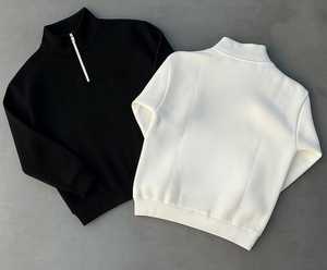 เสื้อฮู้ดดี้ผ้าฝ้ายออร์แกนิค 100% ปรับแต่งได้ ระบายอากาศ กันน้ำ ป้องกันรอยยับ ปักโลโก้ด้านหน้า ทอแบบถัก สำหรับฤดูหนาว - Product Image 1