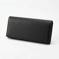 Dompet Panjang Kulit Asli Desain Ramping Pria Tahan Lama 6 inci