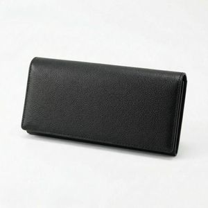 Genuine Leather Fold <b>Long</b> <b>Wallet</b> Slim Design - Product Image 1
