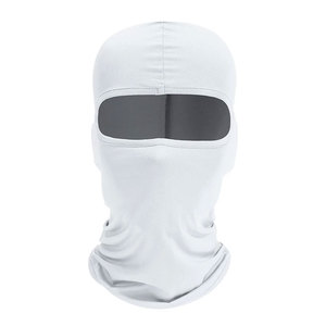Prix bon marché de haute qualité hommes cagoule visage respirant couleur unie moto hommes noir Ski masques visage propre Logo cagoule personnalisée - Product Image 3