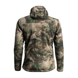 Veste tactique de chasse en softshell camouflage respirante et imperméable pour homme avec capuche en polaire pour la randonnée - Product Image 2