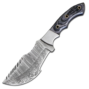 Cuchillo de caza de acero D2 hecho a mano con patrón de textura martillada en hoja regalo para hombres/cuchillos personalizados - Product Image 4