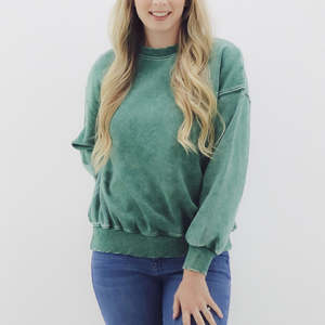 Sweat-shirt pour femmes en tissu délavé personnalisé, prix de gros, sweat-shirt pour femmes de haute qualité à prix raisonnable - Product Image 4