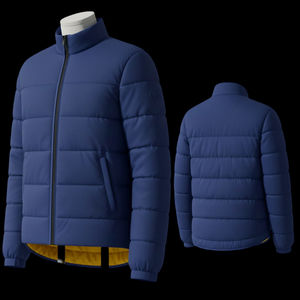 Veste polaire en toile à col montant haute performance 2026, technologie de chaleur améliorée, respirante, coupe-vent, hiver, unisexe, logo frontal - Product Image 6