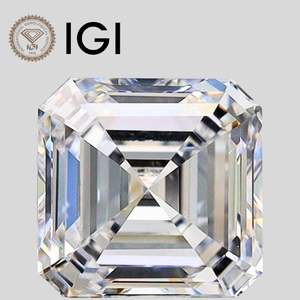เพชรทรงอัสเชอร์ 4 กะรัต สี E ความสะอาด VS2 ได้รับการรับรองจาก IGI แบบเม็ดเดี่ยว - Product Image 1