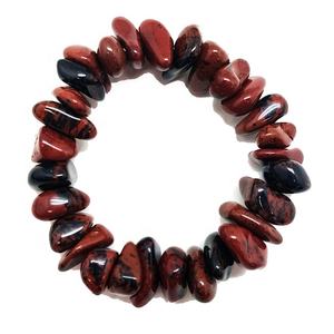 High Quality Chip <b>Bracelet</b> Natural Mahogany Obsidian Chip <b>Bracelet</b> <b>Crystal</b> Stone Chip <b>Bracelet</b> Gemstone Women Colorful Energy - Product Image 1