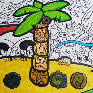 PiRate Island Boat Décoration d'intérieur Artisanat artistique IW Comics PLAQUES - Product Image 1