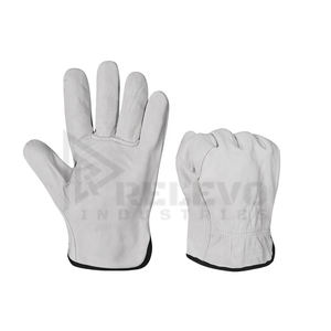 Leather Gloves <b>Mittens</b> for Men Windproof Motorcycle Genuine Leather Gloves Custom Goatskin Leather Gloves for Men - Product Image 5