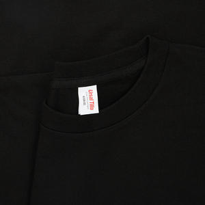 T-shirt à manches longues en coton épais 250g pour hommes adultes unisexe avec logo personnalisé pour enfants T-shirt vierge pour hommes avec logo OEM - Product Image 2