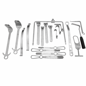 Sistema de Retractores para Cirugía de Hombro, Manual, de Acero Inoxidable, Reutilizable, Juego de Instrumentos Ortopédicos de 20 Piezas, Aprobado por la CE - Product Image 1