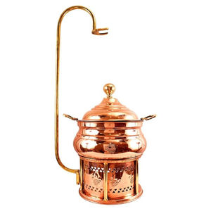 Classic Decorative Chaffing Dish Superior Quality Metal Stainless Steel Chaffing Dish With Designer Stand by Indian Metal World - Product Image 5