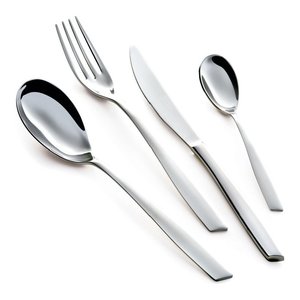 ชุดช้อนส้อมสแตนเลส 24 ชิ้น ELEVEN โครเมียมขัดเงา P13AEV 10 - Product Image 1