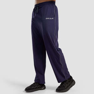 Pantalon Cargo Homme Bleu Marine Réfléchissant Coupe Slim Décontracté avec Logo Personnalisé et Fermetures Éclair Décoratives Léger Tailles XL à 6XL Coloré - Product Image 1
