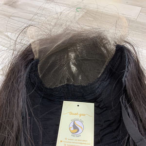 Peluca de pelo virgen birmano 100% Raw Deep Wave HD para encaje Frontal Glueless Super doble cutícula dibujada intacta cabello humano sin procesar - Product Image 2