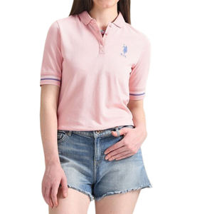 Nouveautés Chemises pour femmes de haute qualité à séchage rapide, confortables, en coton tricoté, décontractées, couleur unie, bouton, manches courtes BD - Product Image 5