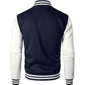 Últimos diseños Chaqueta Varsity para hombre Logotipo personalizado/Color Transpirable Cómodo Chaqueta universitaria de alta calidad para hombre con antiarrugas - Product Image 3