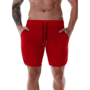 Pantalones cortos informales de cintura media para hombre, transpirables, deportivos, diseños de colores personalizados, tejido no tejido con estampado Digital frontal - Product Image 5