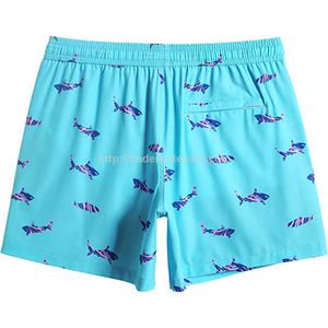 Service OEM – Nouveaux shorts de bain décontractés pour hommes, haute qualité, séchage rapide, écologiques, imperméables, respirants, avec logo personnalisé par sublimation - Product Image 4
