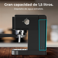 DON FELIZ 1050W Máquina de Espresso Profesional de 20 Bares de Grado Comercial, Cafetera para Cappuccino y Cold Brew con Pantalla Táctil Digital
