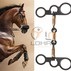 ที่กําหนดเองสแตนเลสไข่ก้นม้าภาษาอังกฤษ Snaffle Bits ปากม้าปิดปาก Snaffle Bits - Product Image 5