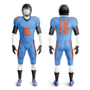2025 OEM Sublimated American Football Jersey Custom Uniform Practice Kit for School Youth and Club Teams USA Style Design jersey - Product Image 3
