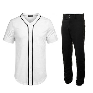 2022 OEM nuevo diseño personalizado equipo juvenil hombres deportes béisbol Jersey y pantalón conjunto/último diseño hombres equipo desgaste uniforme de béisbol - Product Image 4
