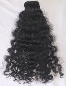 Perruque de cheveux indiens vierges Super Double Drawn os droit sans colle HD Full Lace Machine Double trame fermeture noir naturel pour - Product Image 2