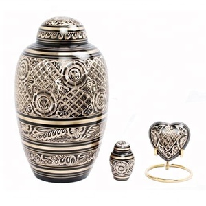 Urna Funeraria para Adultos Radiance, Grabada, de Metal y Latón Colorido, para Almacenamiento de Cenizas y Decoración, Latón al Mejor Precio - Product Image 1