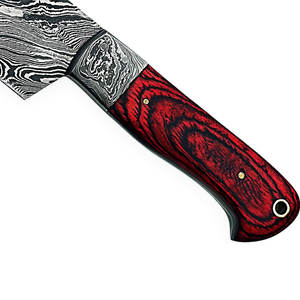 Cuchillo de Chef de acero de Damasco personalizado al por mayor cuchillo forjado hecho a mano resistente profesional de alta calidad para chefs - Product Image 6