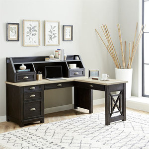 Colburn Jr. Executive Desk with Locking <b>File</b> Storage Rectangular Engineered <b>Wood</b> Office Desk - Product Image 6
