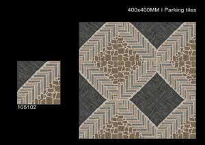 Carreaux de sol en porcelaine robustes pour extérieur 400x400 mm, finition mate, usage intensif, pour applications de stationnement - Product Image 2