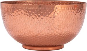 Bols de service en cuivre martelé de haute qualité, style américain, couleur et taille personnalisées, écologiques, polis, cadeaux d'affaires - Product Image 6