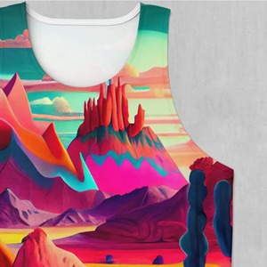 Débardeur de sublimation pour hommes très demandé, dernière arrivée, tissu doux, sans manches, personnalisez votre propre logo, débardeur de sublimation pour hommes - Product Image 3
