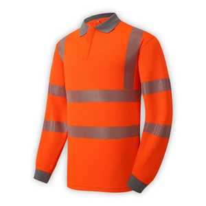 Camisetas Polo de Alta Visibilidad con Diseño Personalizado al por Mayor, Tallas Grandes, con Cinta Reflectante, Mangas Cortas, Secado Rápido, para Trabajo - Product Image 1