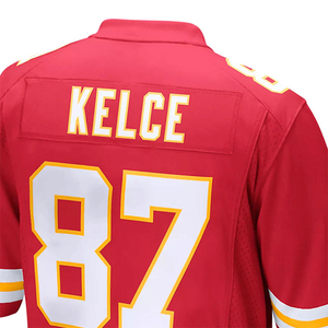 Camisetas de fútbol americano listas para imprimir, conjunto al por mayor con diseño transpirable de manga corta - Product Image 2