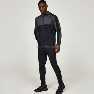 Ensemble de survêtement unisexe taille XXL en tissu polaire respirant et léger, avec pantalon cargo coupe-vent et logo imprimé, collection automne - Product Image 2