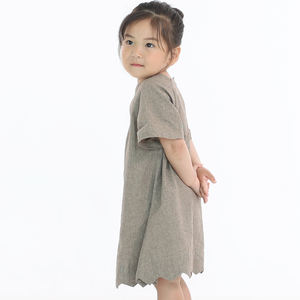 CONTIKIDS SD437 CharlieDRESS Vestido informal de una pieza de verano para niñas Patrón a cuadros Hasta la rodilla - Product Image 3